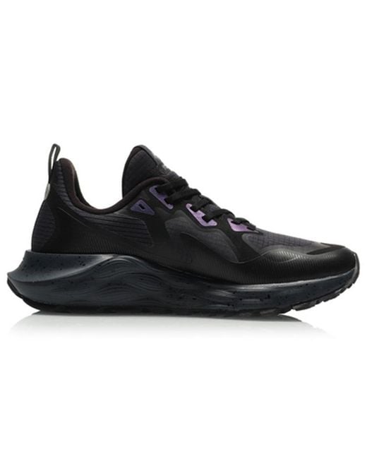 Li-ning Black Protect4E Cloud Running Shoes for men