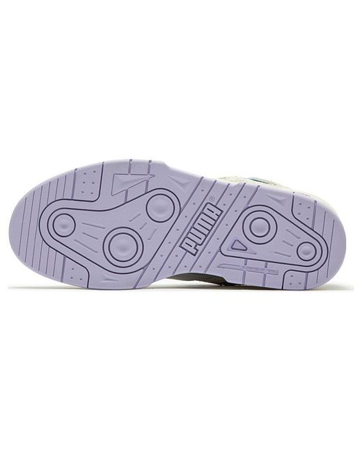 PUMA White X 8Enjamin Slipstream Sneakers 'Vapor' for men