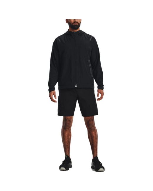 Under Armour Black Unstoppable Cargo Shorts for men