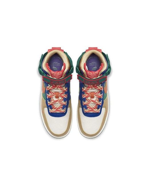 Nike Blue (Wmns) Air Force 1 High Utility 'Utility Force Is Multi'