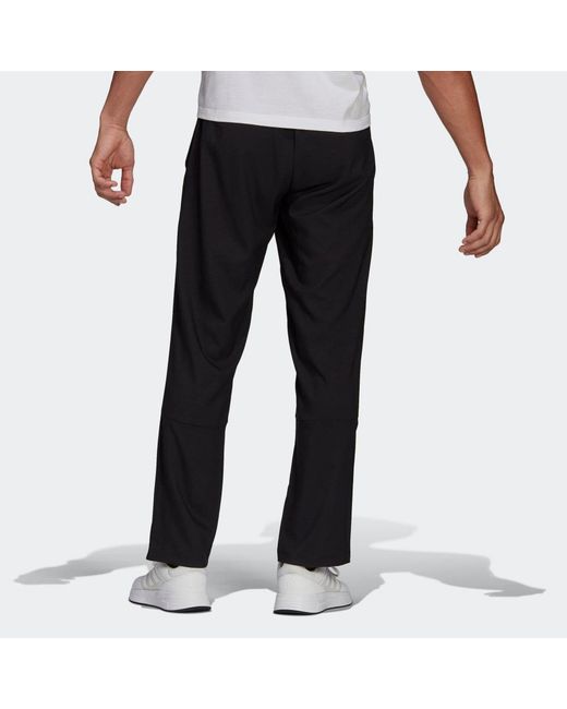 Adidas Gray M D2M Wv Pnt Loose Sports Woven Long Pants for men