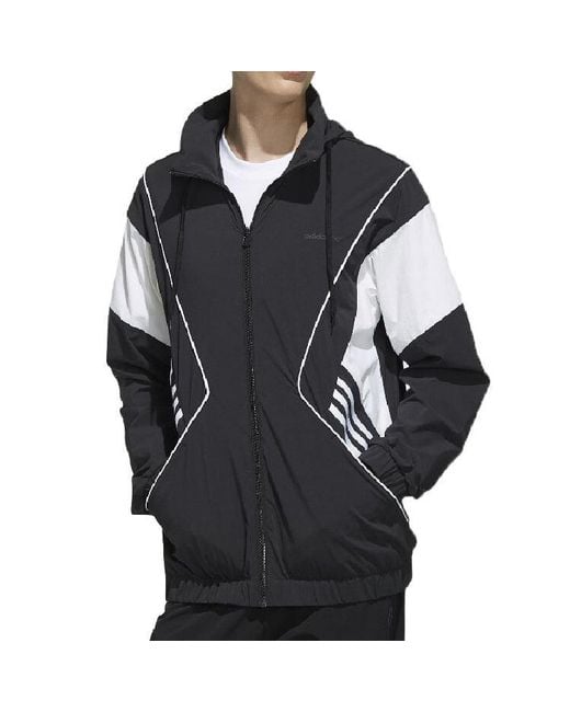 Adidas Black Neo Jacket Hooded for men