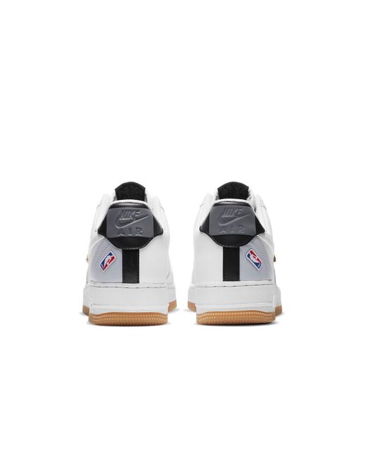 Nike White X Nba Air Force 1 '07 Lv8 Pure Platinum' for men
