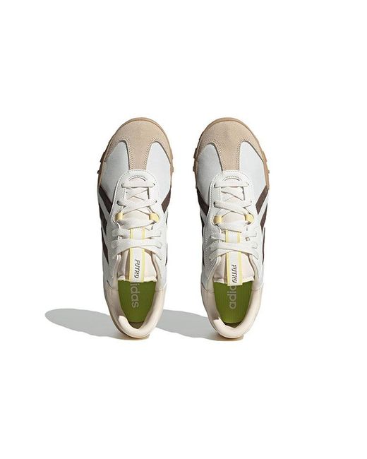 Adidas White Neo Futro Mixr Shoes Khaki' for men