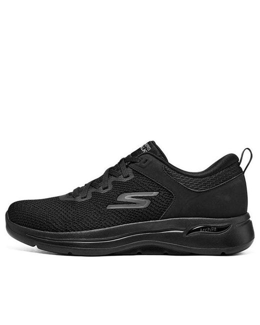 Skechers Black Go Walk Arch Fit Clinton for men