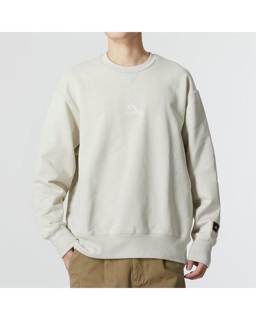 Adidas White Cny Cm Elev Crew for men