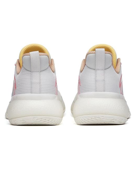 Anta White Cement Bubble Basketball Shoes Multi' for men