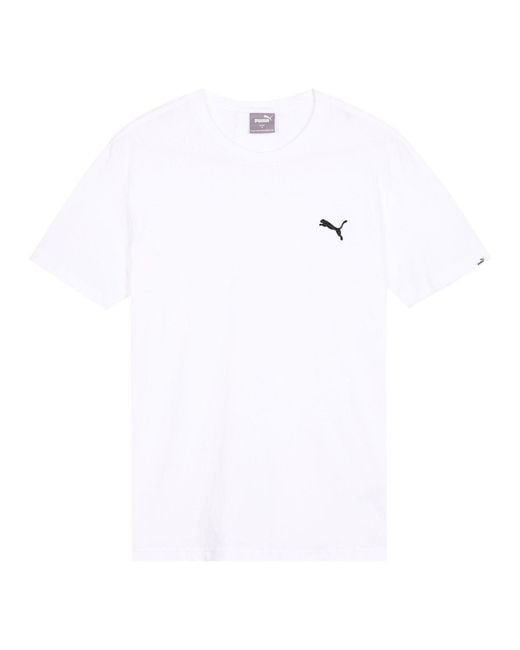 PUMA White Essentials Logo Tee for men