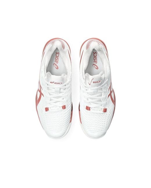 Asics White (Wmns) Solution Speed Ff 2 Light Garnet'