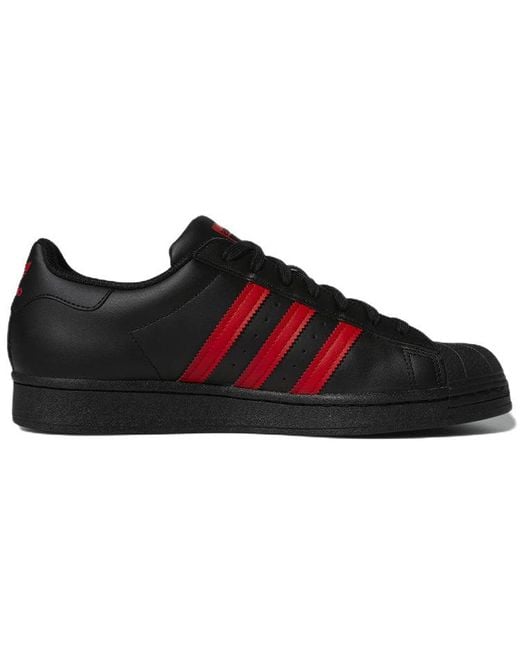 Adidas Black Superstar 'Core Vivid' for men