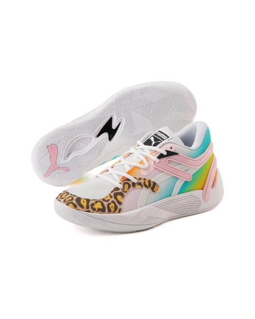 PUMA Blue Trc Blaze Court 'Leopard' for men