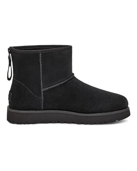 Ugg Black (Wmns) Classic Mini Logo Zip