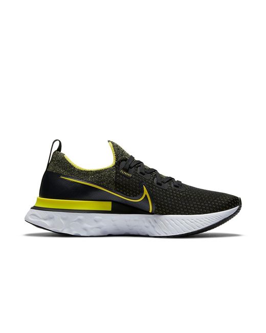 Nike Yellow React Infinity Run Flyknit 'Sonic' for men