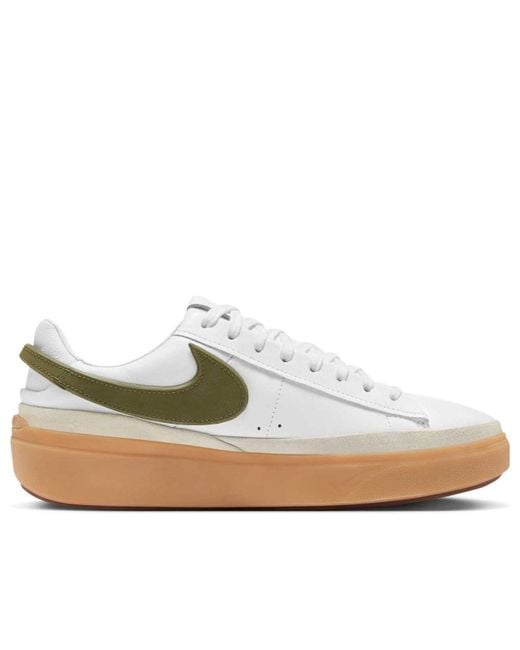 Nike White Blazer Phantom Low Medium Gum' for men