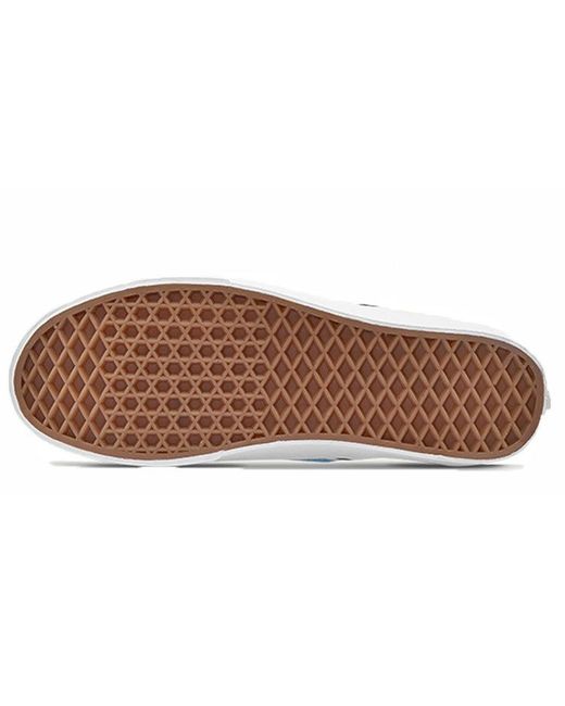 Vans Blue Classic Slip-On 'Aqua Haze Checkerboard' for men