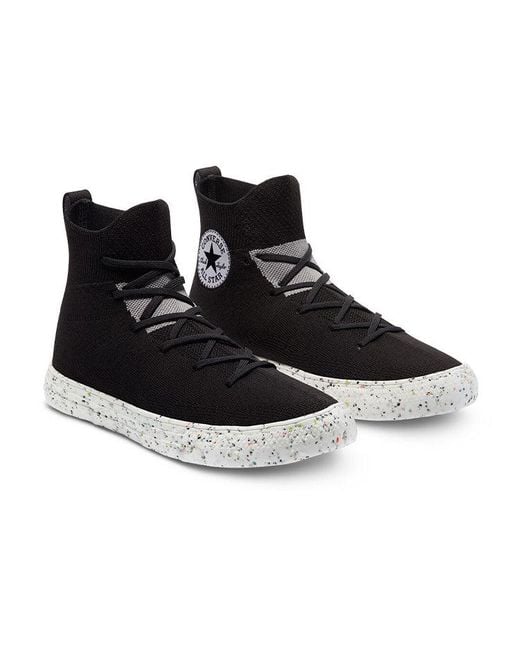 Converse Black Renew Chuck Taylor All Star Crater Knit High for men