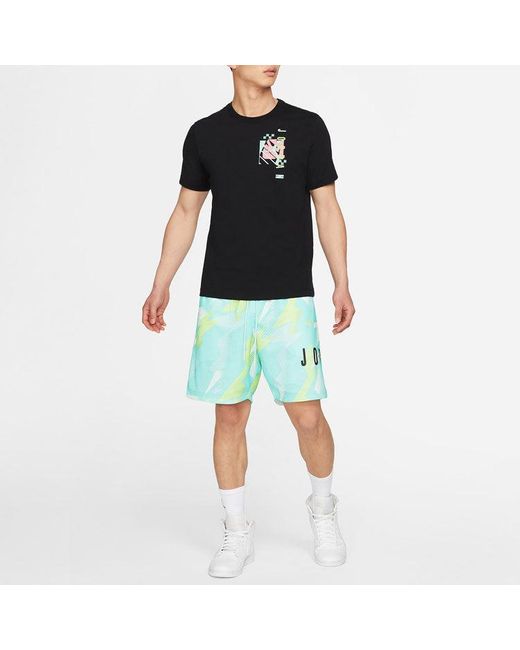Nike Black Futura Funny Logo Printing Sports Breathable Short Sleeve for men