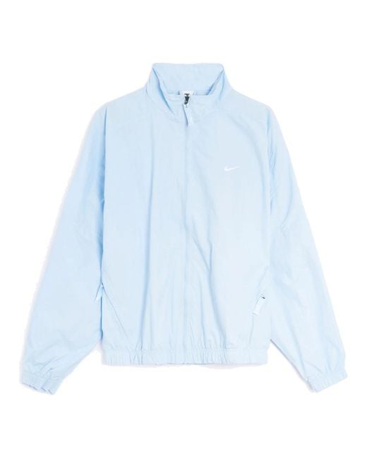 Nike Blue Sportswear Solo Swoosh Track Jacket 'Celestine' for men