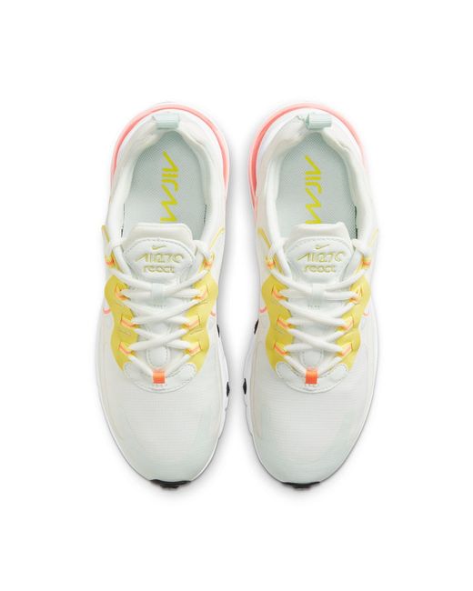Nike White (Wmns) Air Max 270 React 'Pale Ivory Summit'