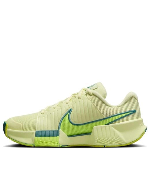 Nike Green Gp Challenge Pro Premium Hard Court Tennis Shoes