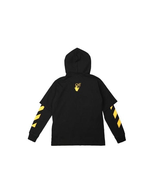 Off-White c/o Virgil Abloh Black Fw21 Caravaggio Painting Pattern Loose Fit for men