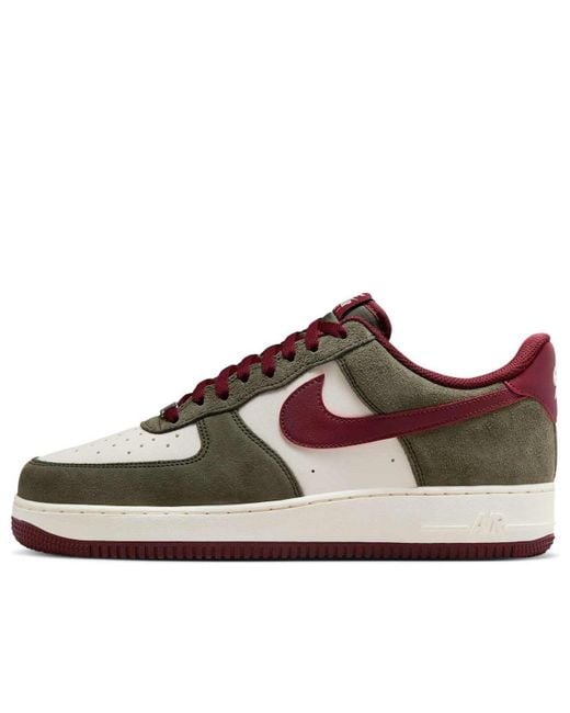 Nike Brown Air Force 1 Low '07 Lv8 'Cargo Khaki Pale Ivory Dark Team' for men