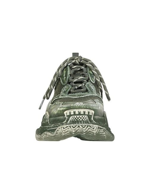 Balenciaga Green Triple S 'Dark' for men