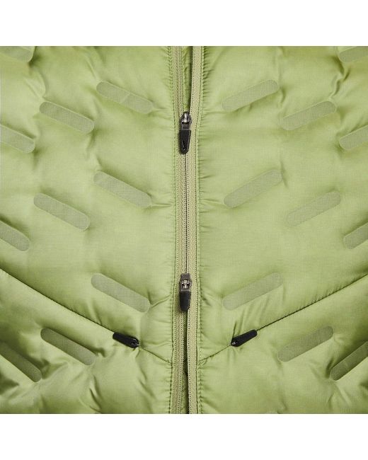 Nike Green Therma-Fit Adv Repel Down-Fill Running Jacket for men