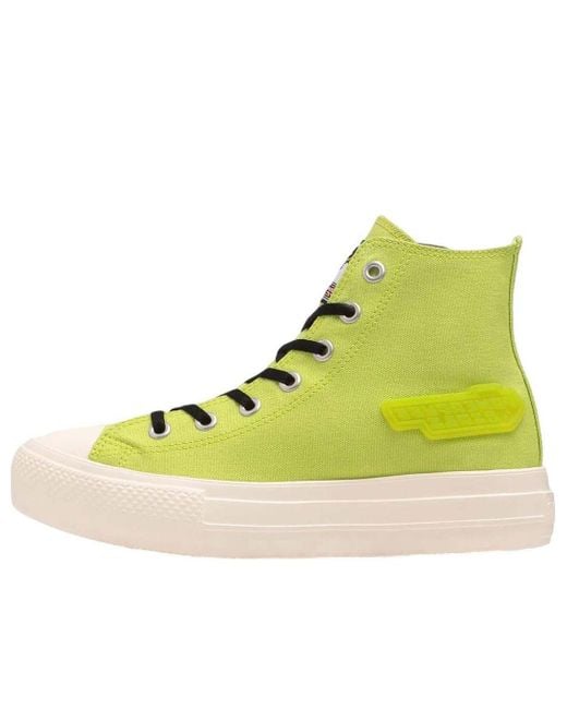 Converse Yellow Chuck Taylor All Star Plts Hi 'The Powerpuff Girls Buttercup' for men
