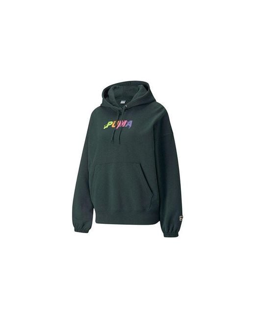 PUMA Green (Wmns) Downtown Graphic Hoodie
