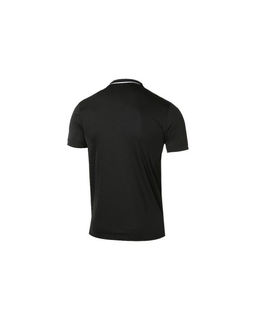 Nike Black Casual Sports Logo Pattern Printing Short Sleeve Polo Shirt for men