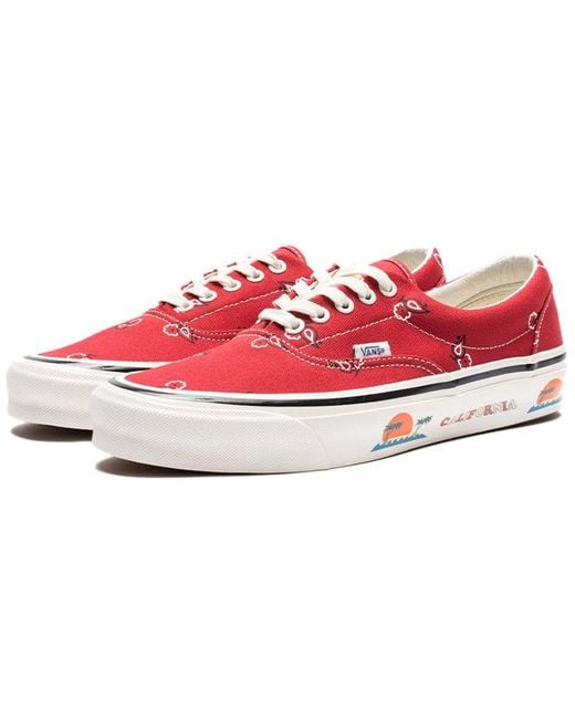 Vans Red Og Era Lx 'Paisley for men