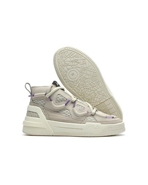 Fila White (Wmns) Shock Absorption Non-Slip Retro