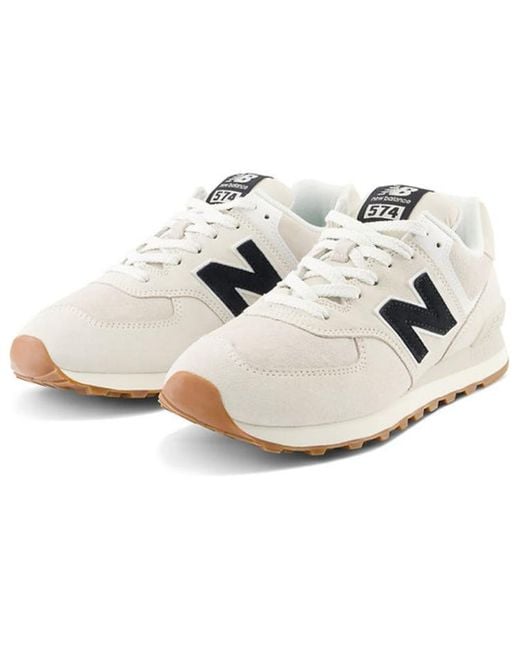 New Balance White 574 'Nimbus Gum' for men
