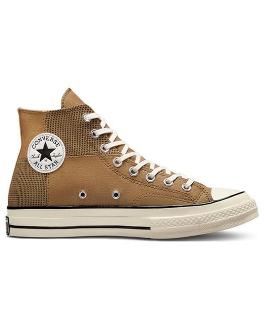 Converse Brown Chuck 70 High 'Houndstooth Patchwork' for men