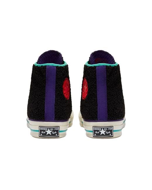Converse Black Chuck 70 High 'Retro Sherpa' for men