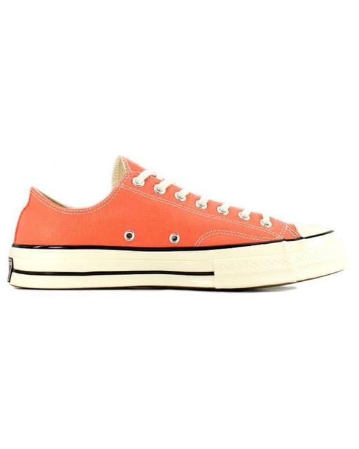 Converse Red Chuck Taylor All Star 70's Low Top Vintage Canvas Wild Mango for men