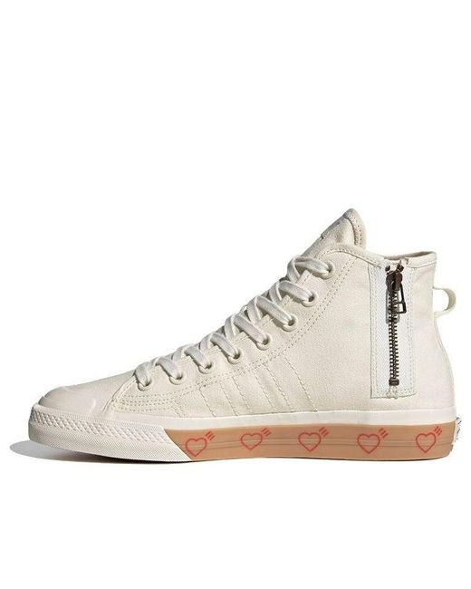 Adidas White Human Made X Nizza High 'Off' for men