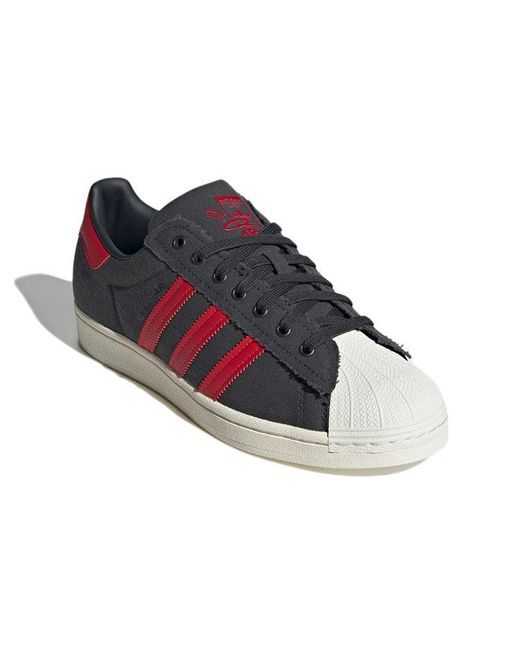 Adidas Red Originals Superstar Shoes for men