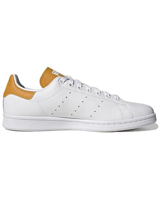 adidas Originals Adidas Stan Smith 'snakeskin - Legacy Gold Yellow' in  White for Men | Lyst