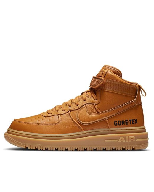 Nike Brown Air Force 1 Gore-Tex Boot 'Wheat' for men