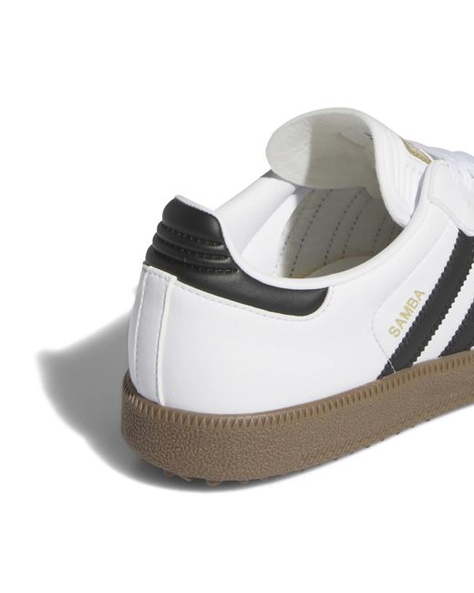 Adidas White Samba Golf Gum' for men