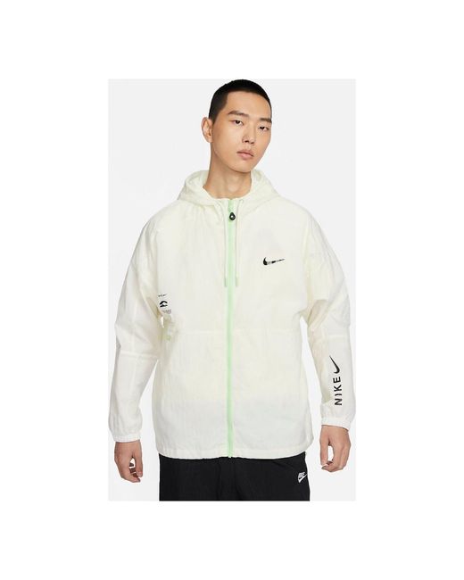 Nike White Sportswear Jacket for men