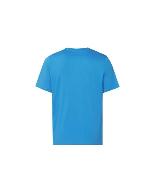 Nike Blue Just Doit Casual Sports Alphabet Printing Short Sleeve for men