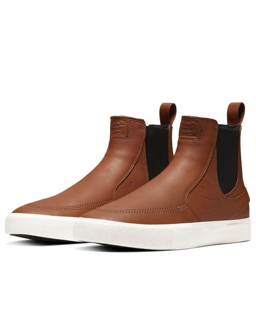 Nike Brown Sb Zoom Stefan Janoski Slip Mid Rm 'Light British Tan' for men