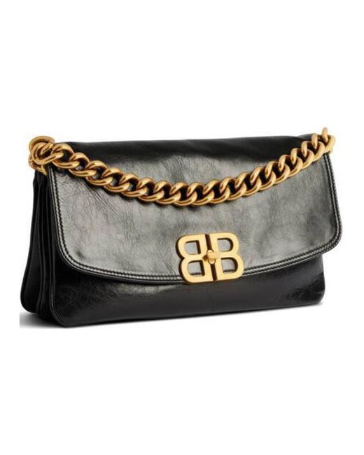 Balenciaga Black (Wmns) Bb Soft Medium Flap Bag