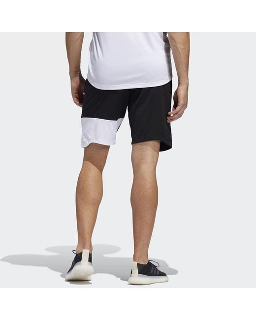 Adidas Black Athleisure Casual Sports Breathable Shorts for men