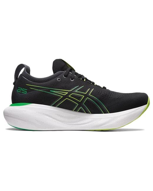 Asics Brown Gel-Nimbus 25 Lime Zest' for men