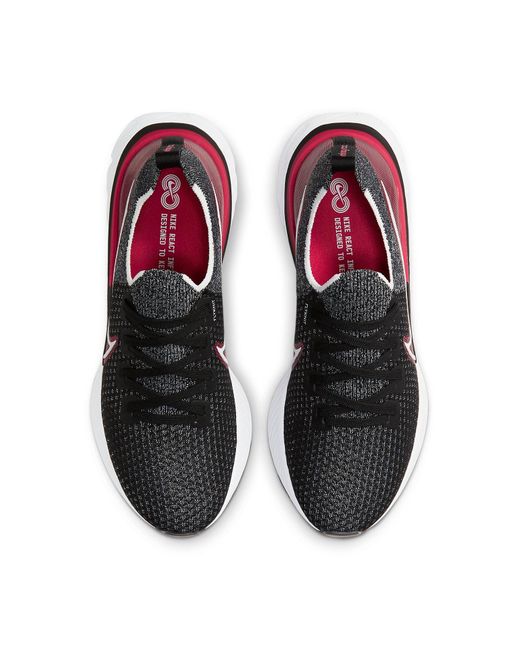 Nike Red React Infinity Run Flyknit University' for men