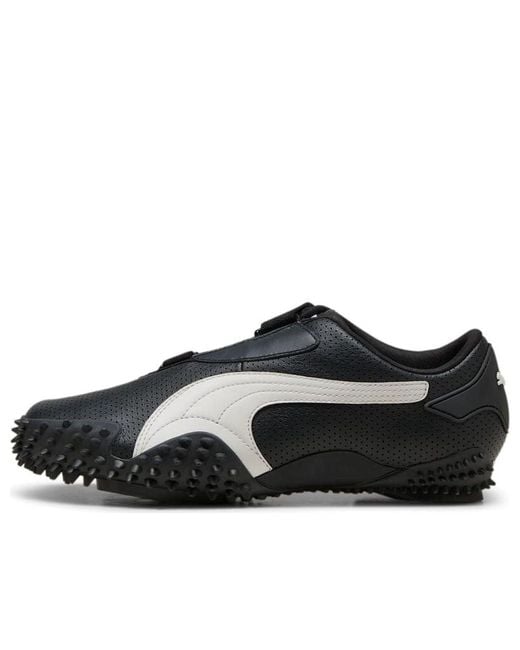 PUMA Black Mostro Perforated Leather for men